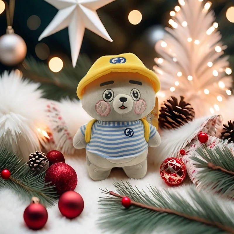 可爱团吉熊香香公仔毛绒玩具水晶超柔生日礼物材质玩偶生产