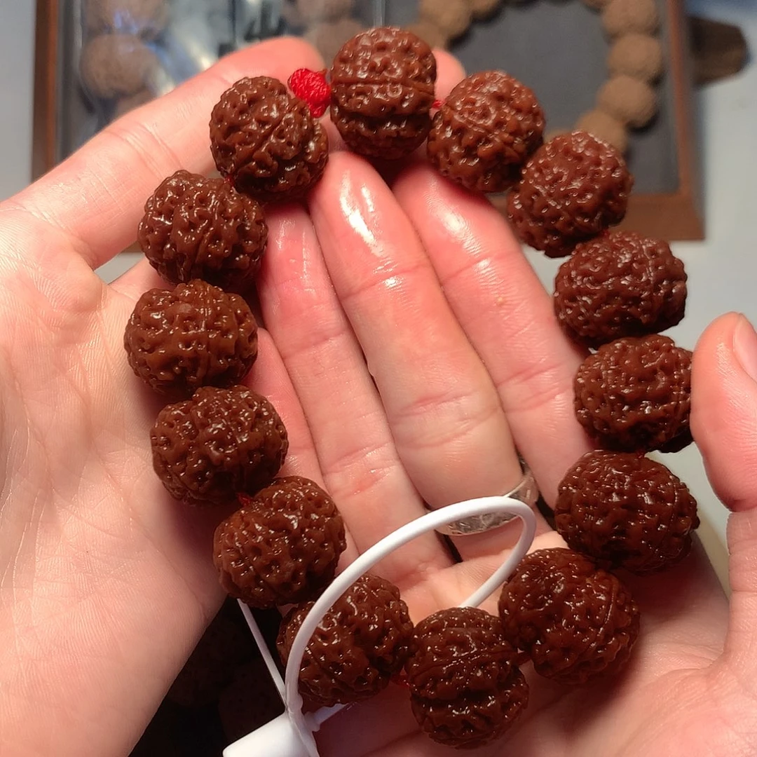 金刚菩提手串22古龙蜂王梅花超头