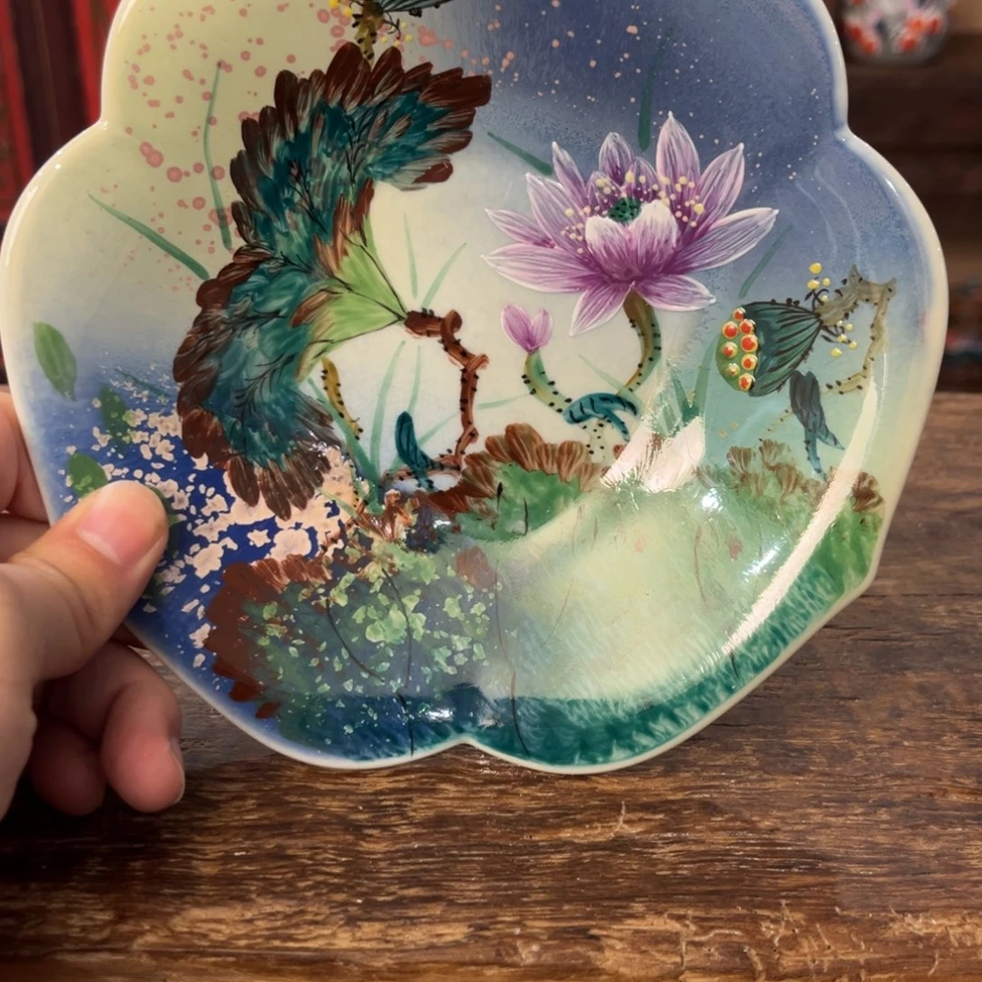 景德镇柴烧手工手绘陶瓷