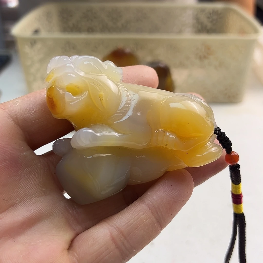 玛瑙/玉髓合金颈饰