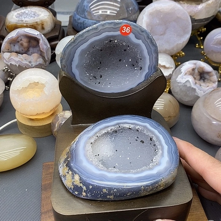 摆件未镶嵌紫晶聚宝盆