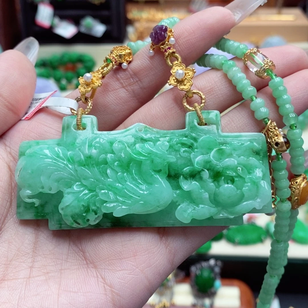 颈饰未镶嵌翡翠翡翠吊坠