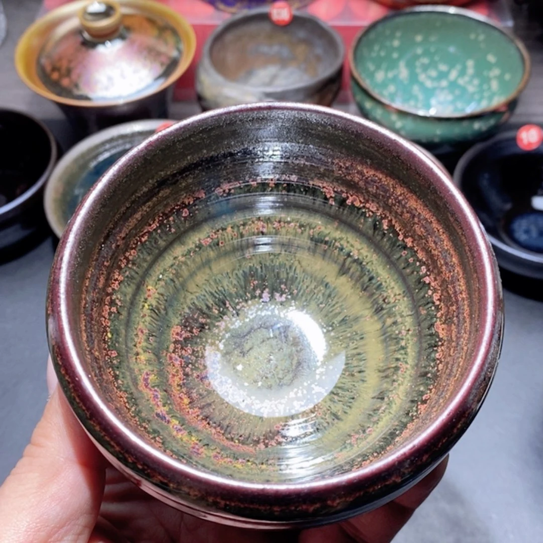 茶盏建盏主人杯茶壶盖碗品茗杯