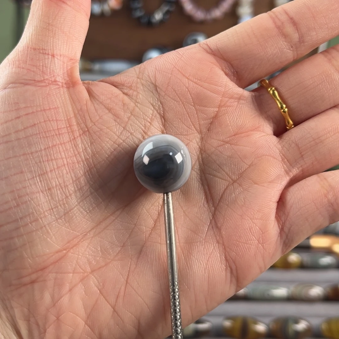 比***母玛瑙/玉髓合金珠宝奇石