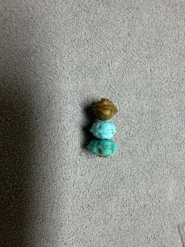 原矿绿松石百香籽尺寸7➕有瑕