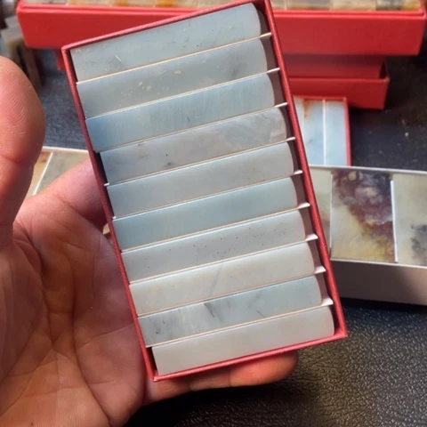 云南石印石喵***谔1.0*6.0素章一组十枚