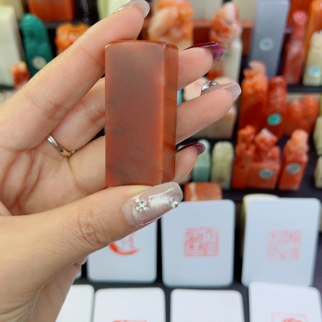 印石寿山石包刻四字2.0手工刻