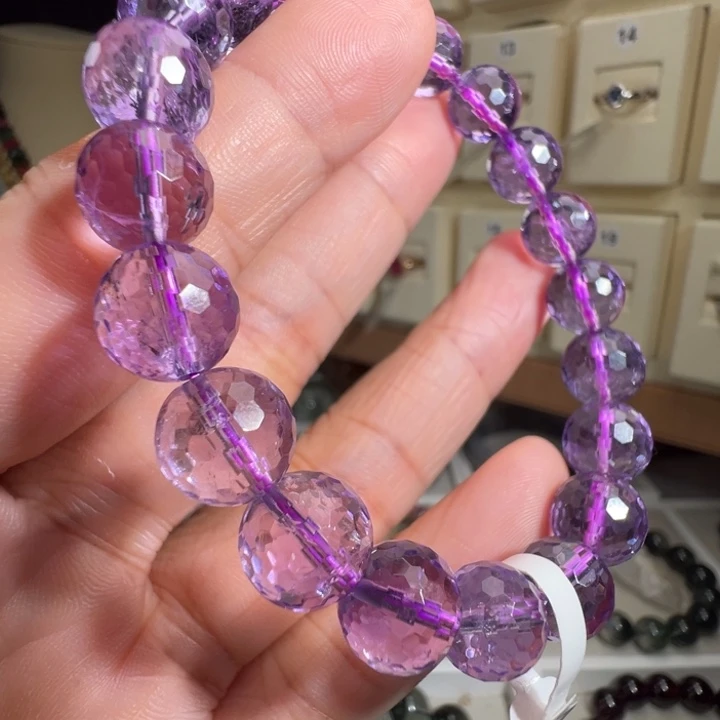 未镶嵌手链紫晶天然紫水晶