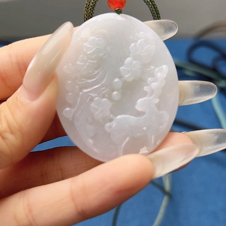 颈饰未镶嵌翡翠天然翡翠未镶嵌
