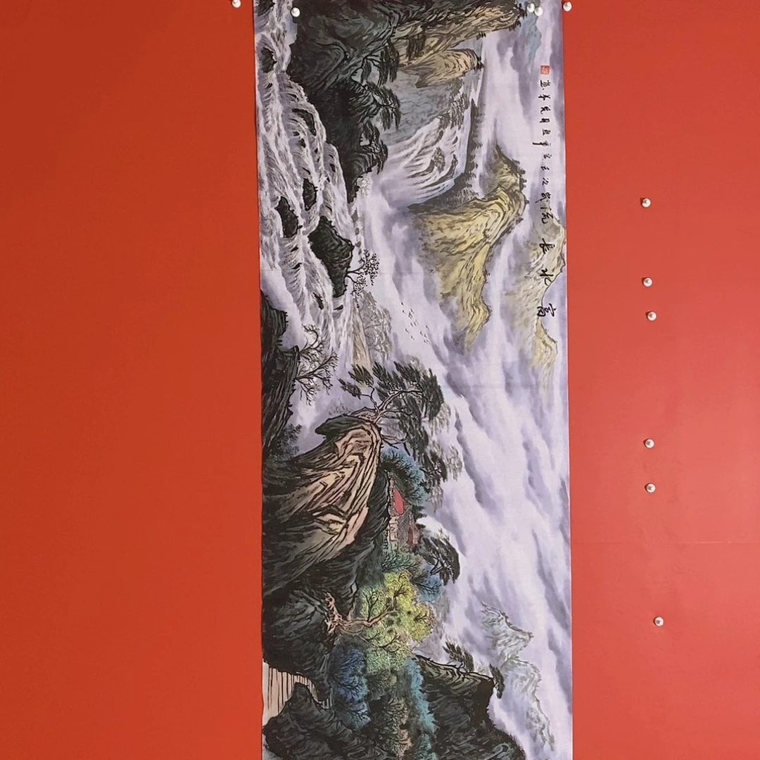 国画山水花鸟国画作品