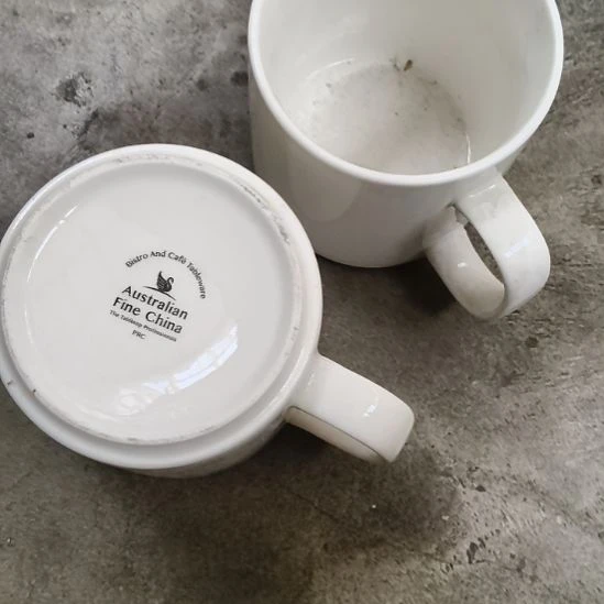 瓷黑天鹅早餐杯两个！！！！