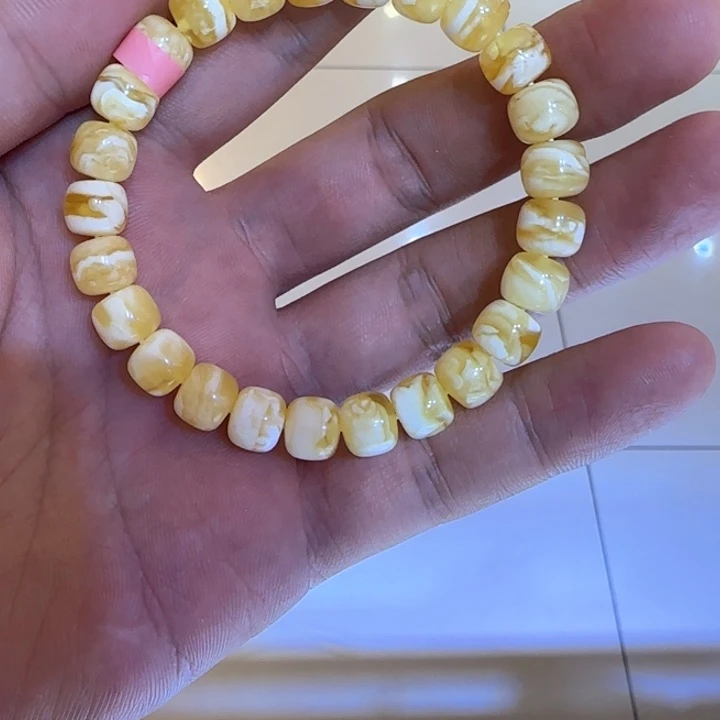 手链琥珀未镶嵌蜜蜡