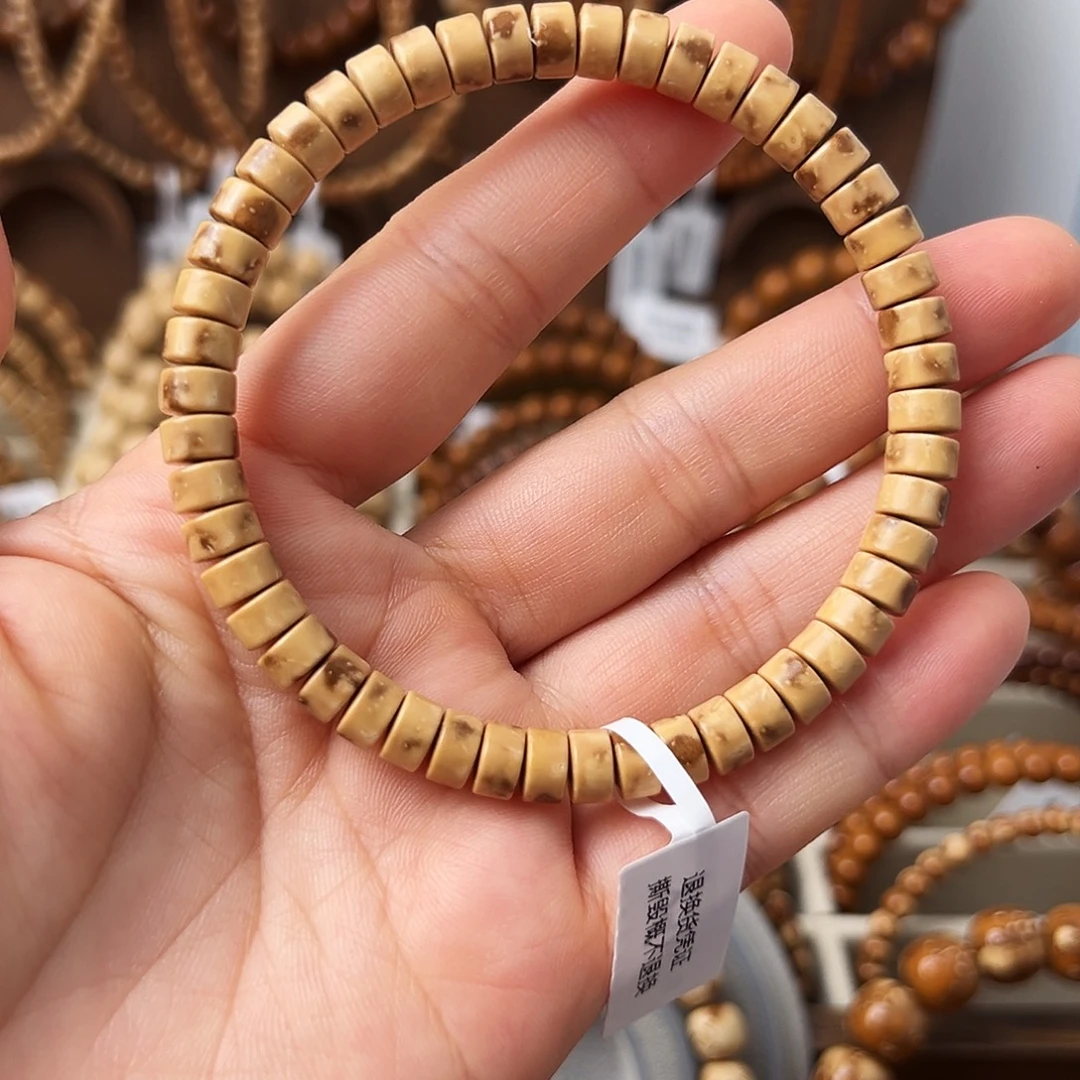 紫金鼠手串紫金鼠鼠尖纯肉单圈药片手串7*4