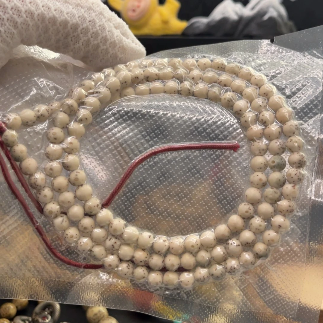 星月菩提手串卡6大留白龙蛋同枝长串