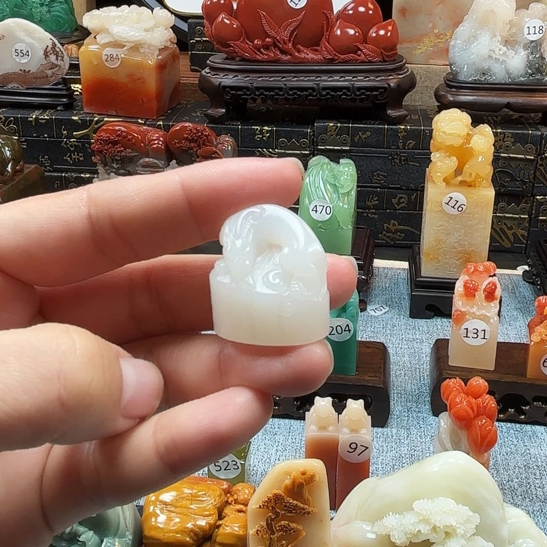 华***华寿山石印石包邮包刻8