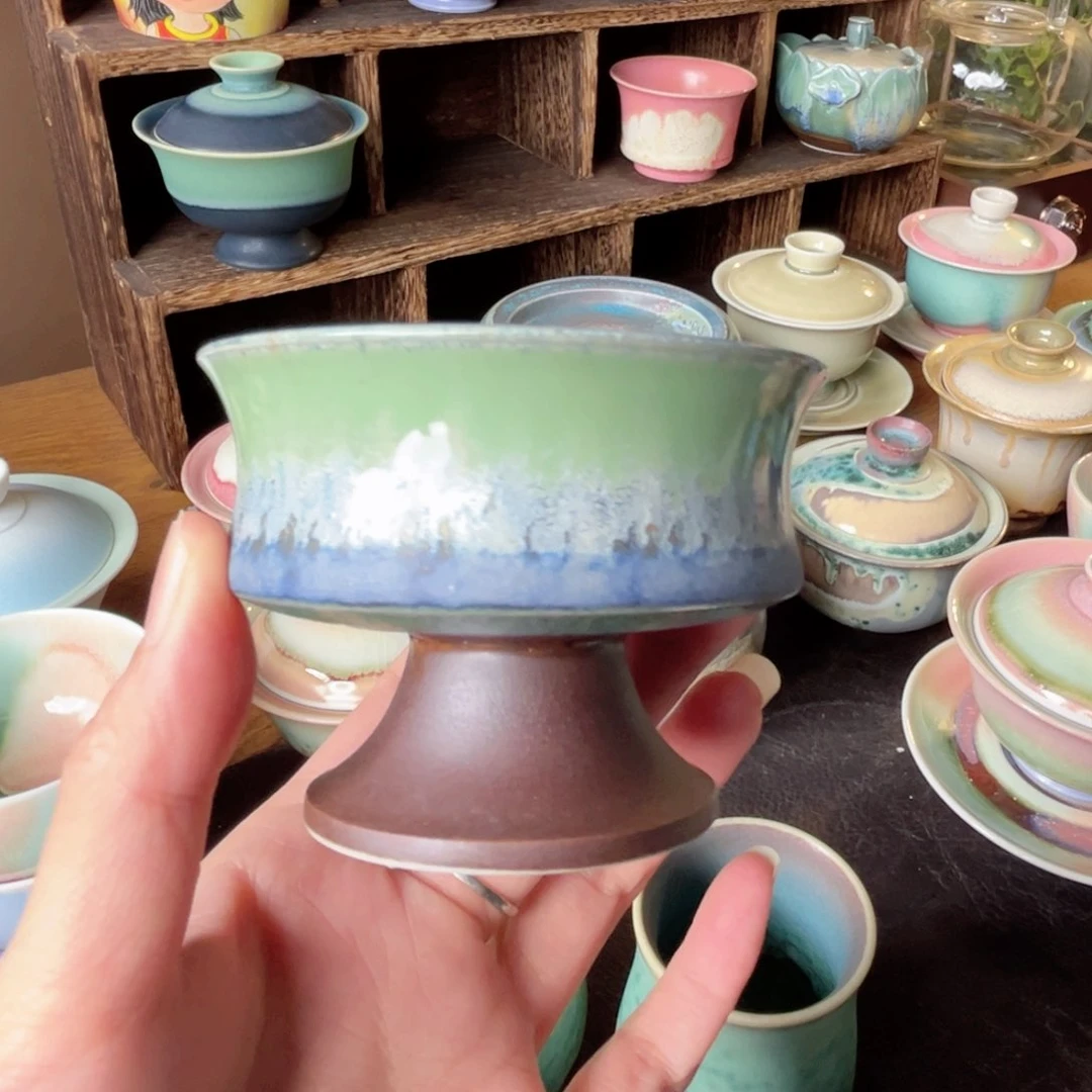 杯?*瑶纯手工制作柴烧茶器