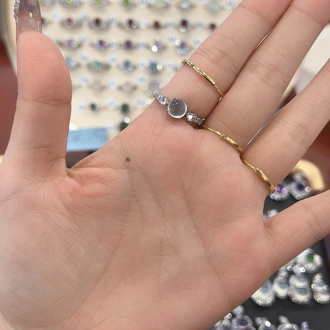 山***_蛇纹石玉银S925镶嵌饰品