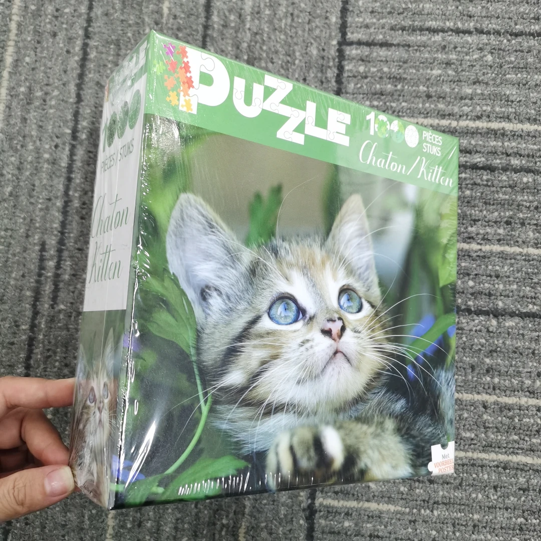 英文原版Puzzle猫咪拼图
