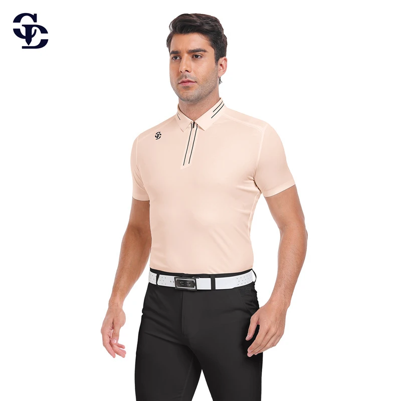 calladike高尔夫时尚百搭男短袖速干弹力透气显瘦T恤GOLF运动球衣