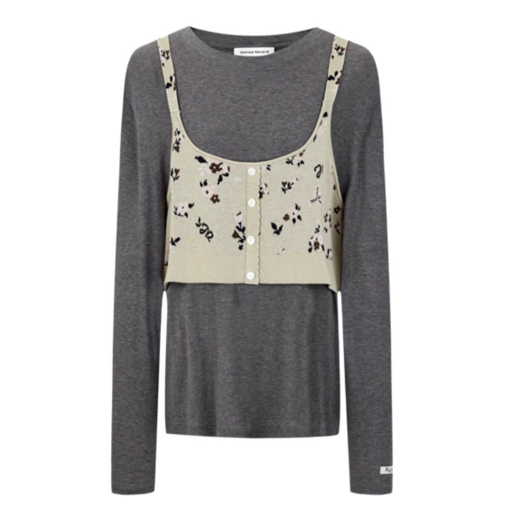 【SFF推荐】Journal Record25秋冬真两件长袖圆领套头T恤190766