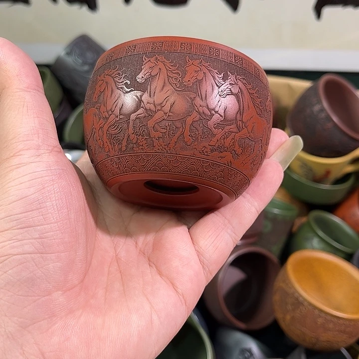 茶杯紫砂全手工紫砂主人杯