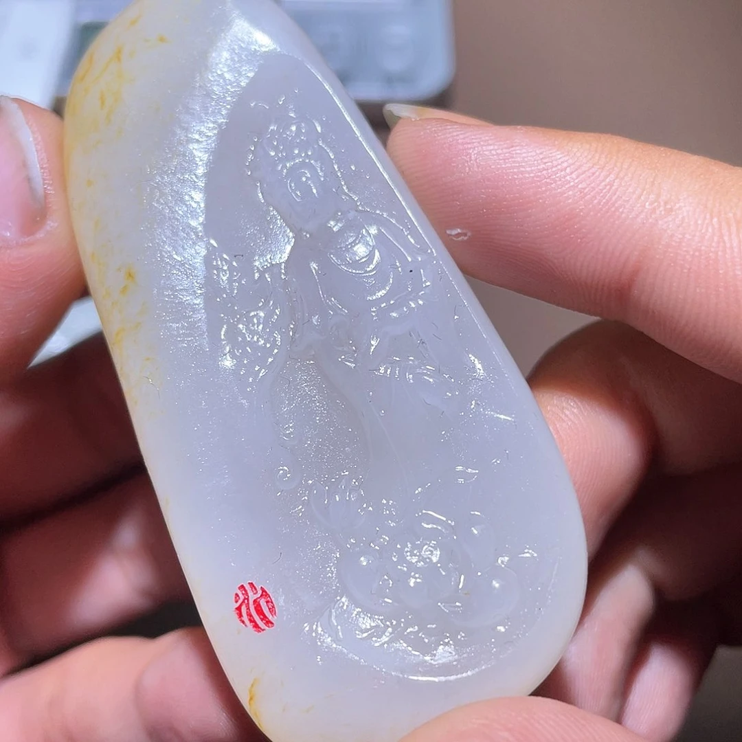 和田玉未镶嵌颈饰D2 