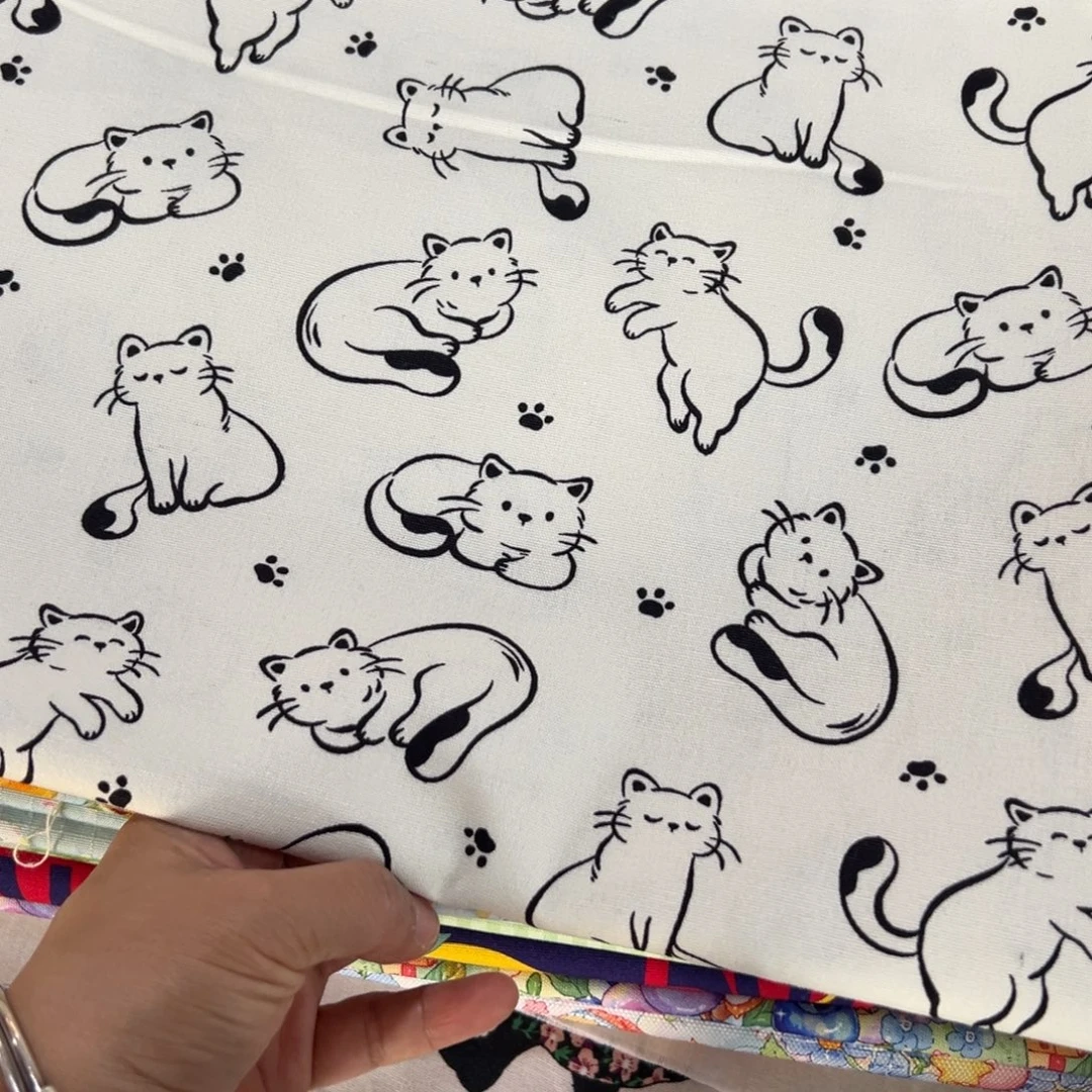 棉一米价纯棉8安帆布1.5米宽果子块