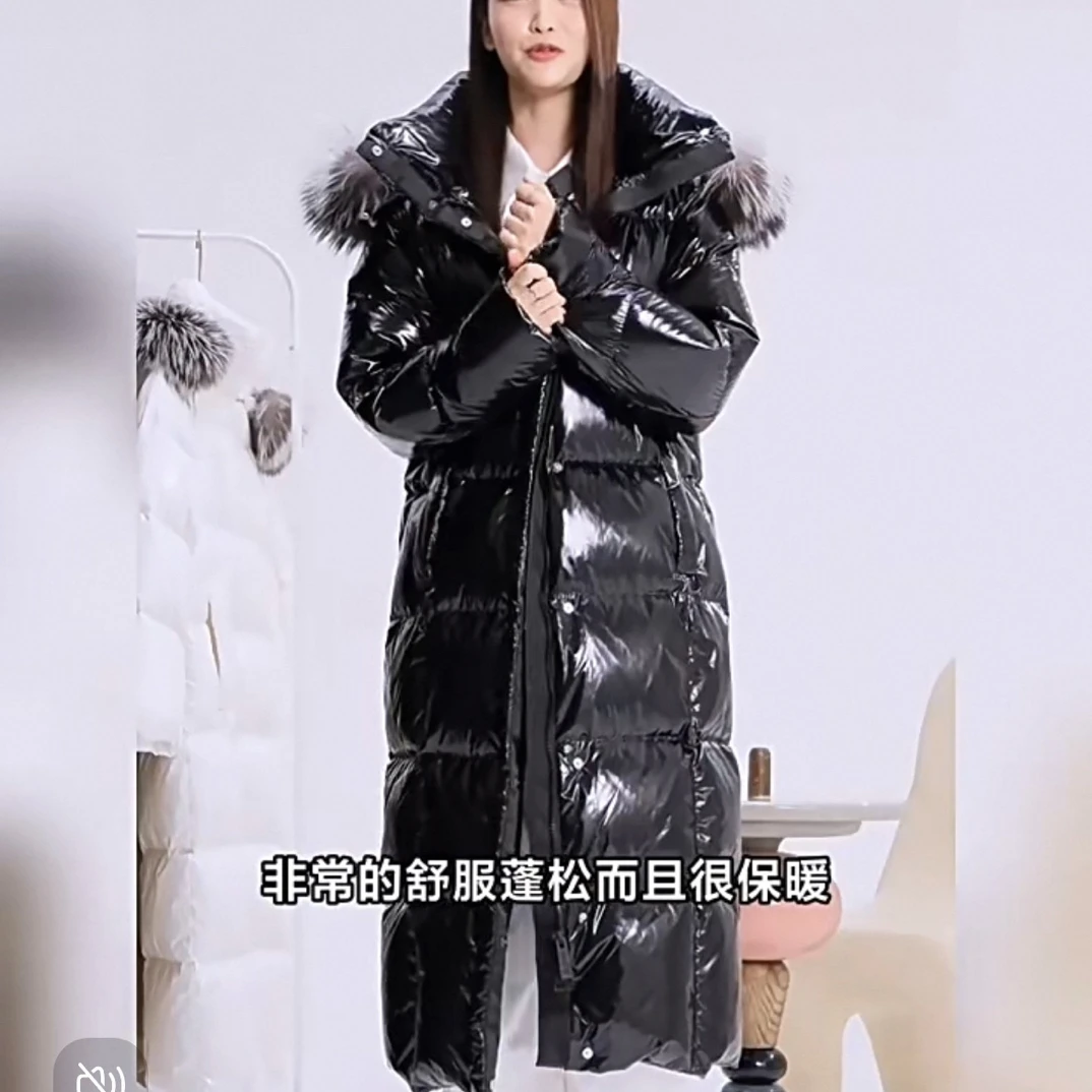 93201/欧～冬季厚款高克重易打理长款棉服