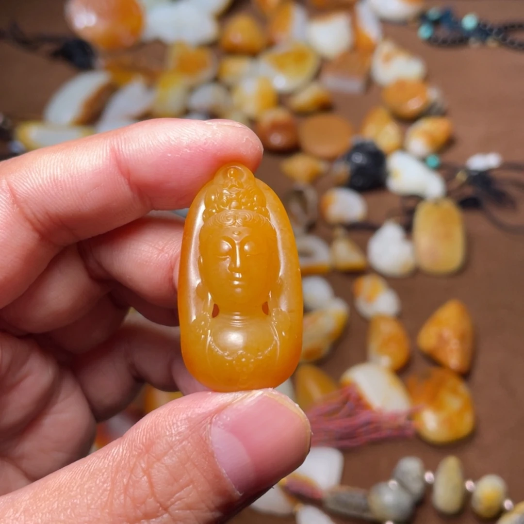 【闪购商品】和田玉颈饰未镶嵌社**氓张克山