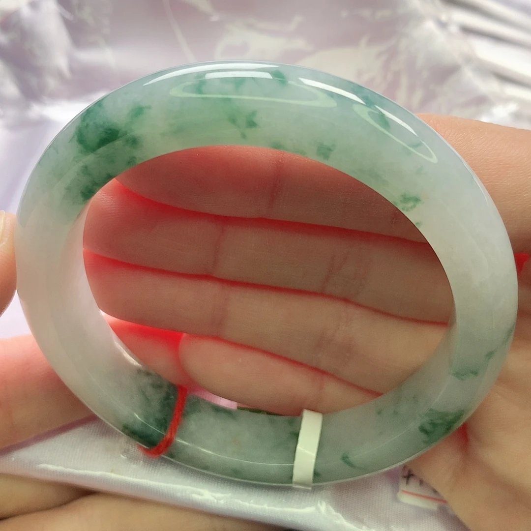 翡翠未镶嵌手镯缅甸5455