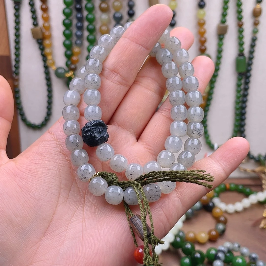 和田玉未镶嵌手链