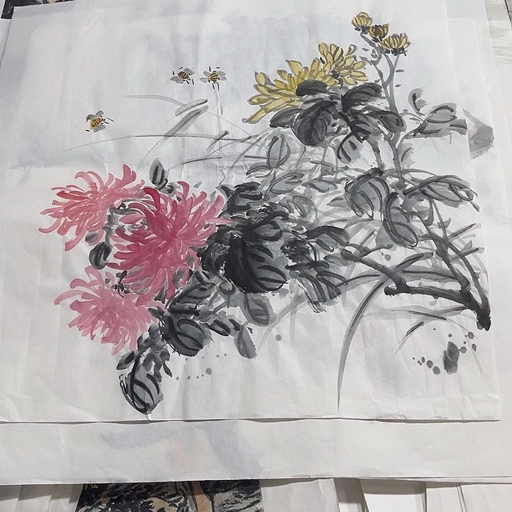 姜奇老师花鸟作品50×58