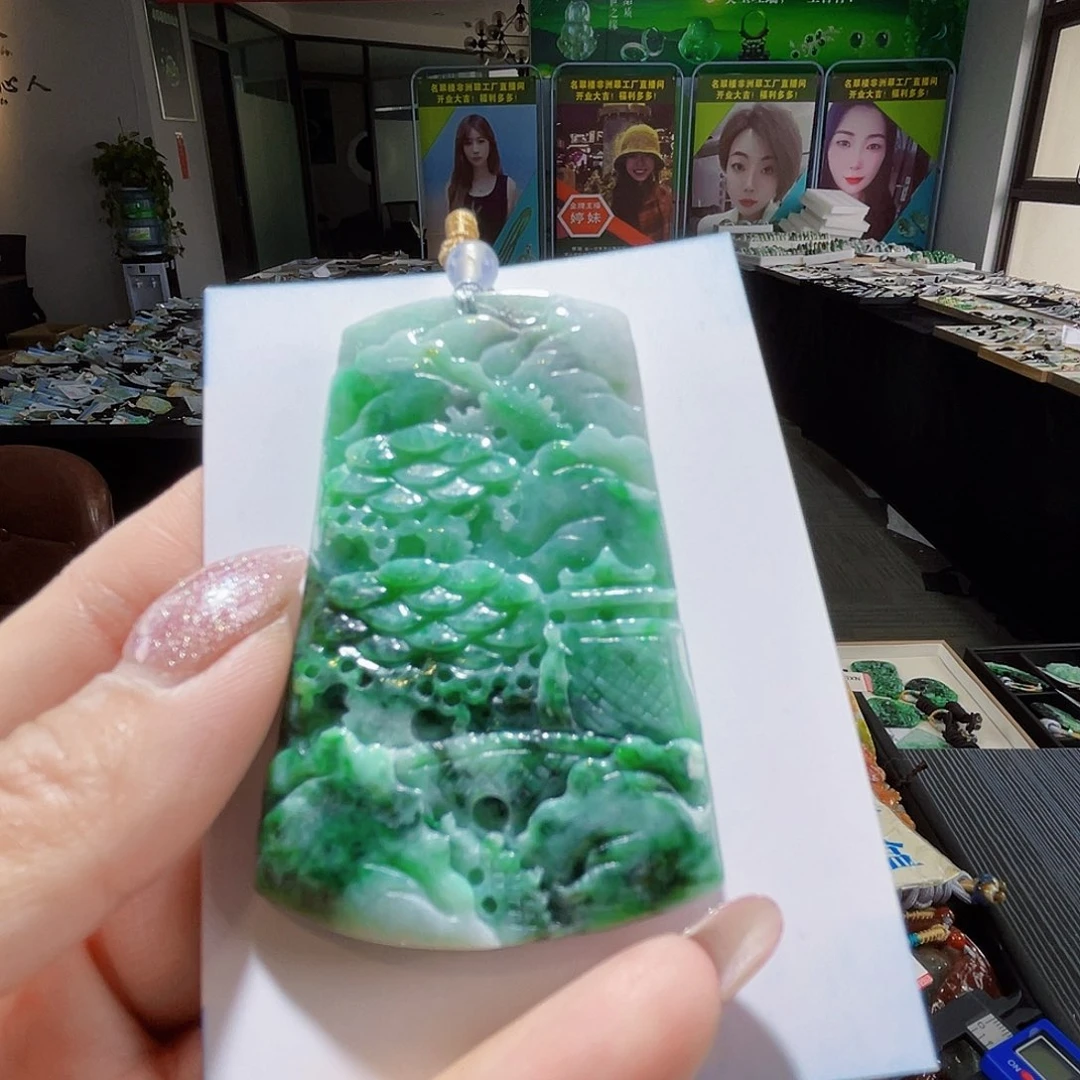 颈饰未镶嵌翡翠翡翠