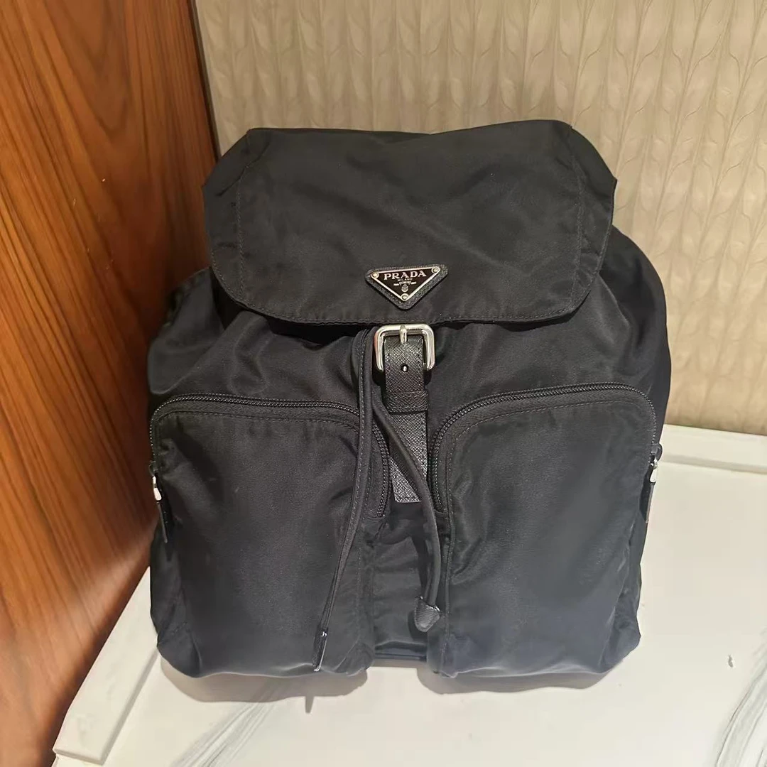 95新 Prada/普拉达 乱乱子中古/女士/双肩包/112599