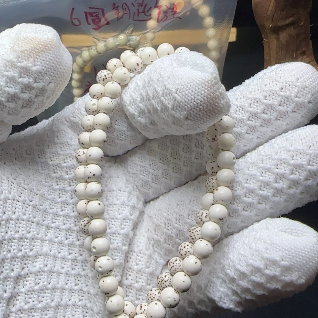 星月菩提手串6圆原生态小龙蛋手持
