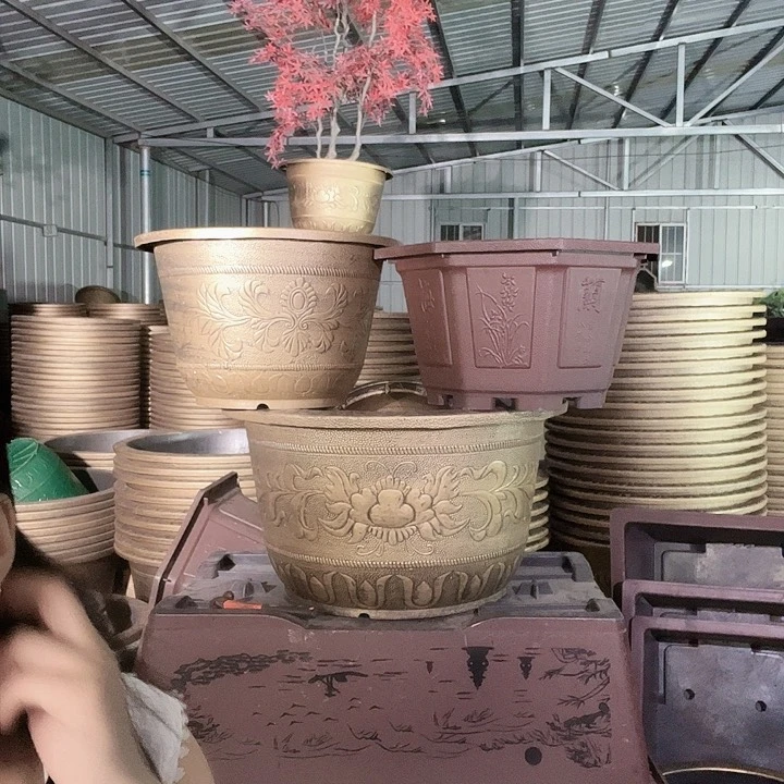 八角60花盆2个有孔