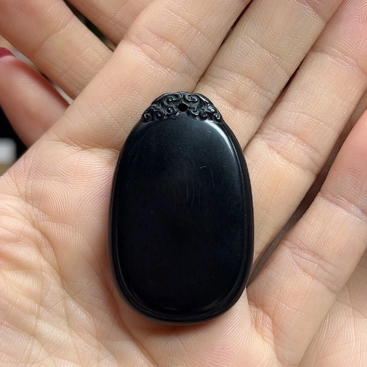 和田玉未镶嵌颈饰用****3无事牌