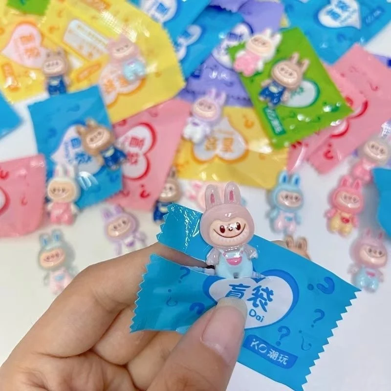 盲袋拉布布立体挂件新款可爱卡通少女心学生包包配饰挂件闺蜜礼物