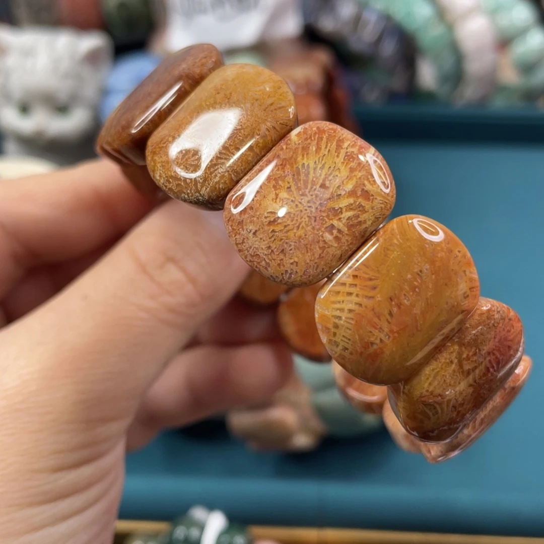 未镶嵌手镯硅化玉