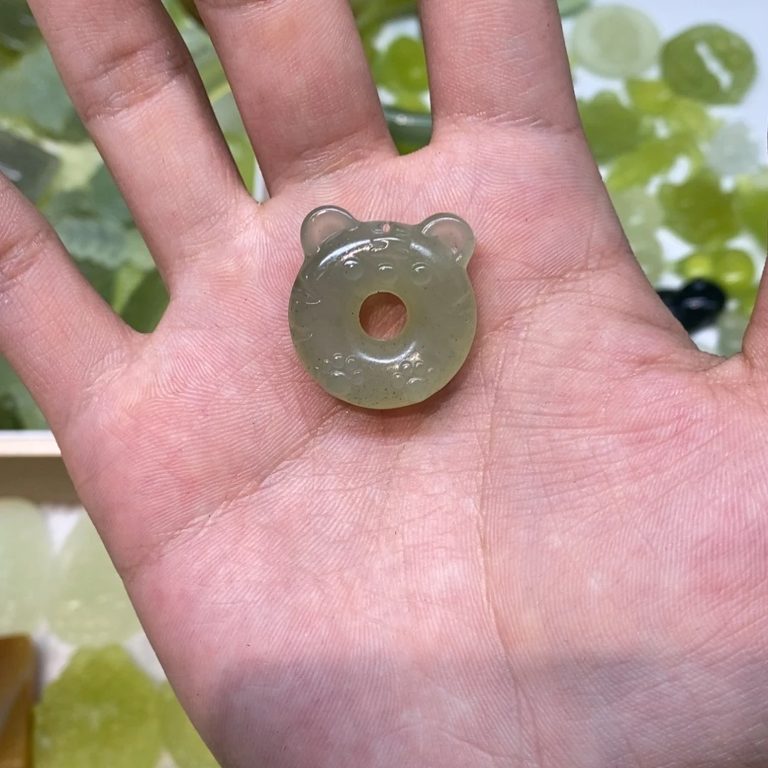 岫玉未镶嵌吊坠(不含链)两单包邮