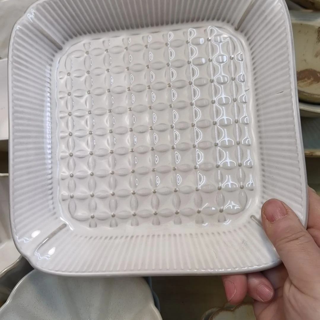 瓷片微奈良方盘三个一组