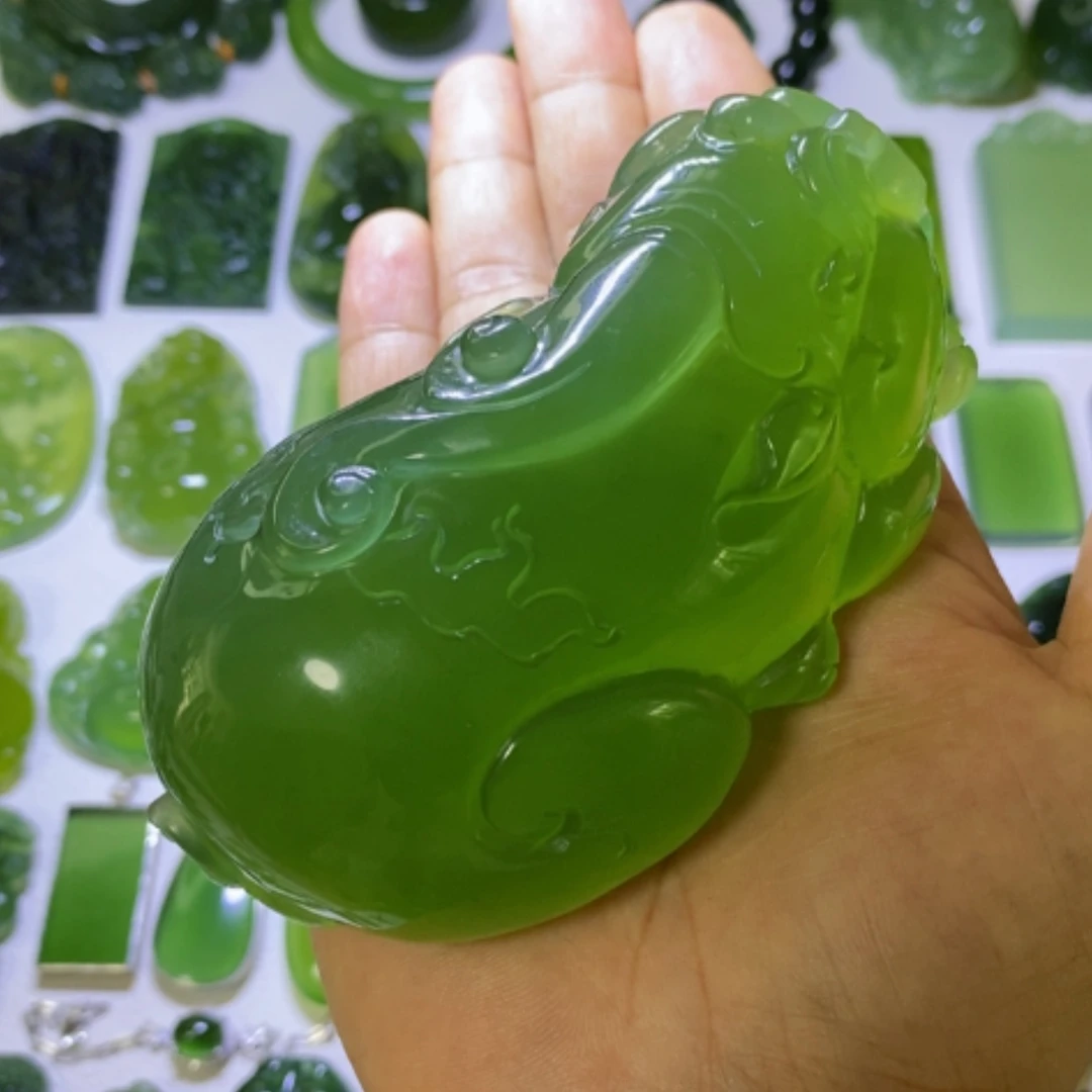 【闪购商品】蛇纹石玉未镶嵌手把件感**㘦