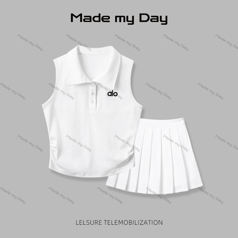 运动休闲时尚背心运动套装女收腰显瘦防走光 TZ003-2