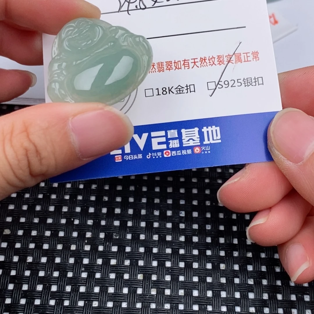翡翠银S925镶嵌颈饰