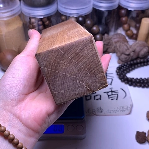 檀香木其他老山檀香沉水心材原材料463.3克