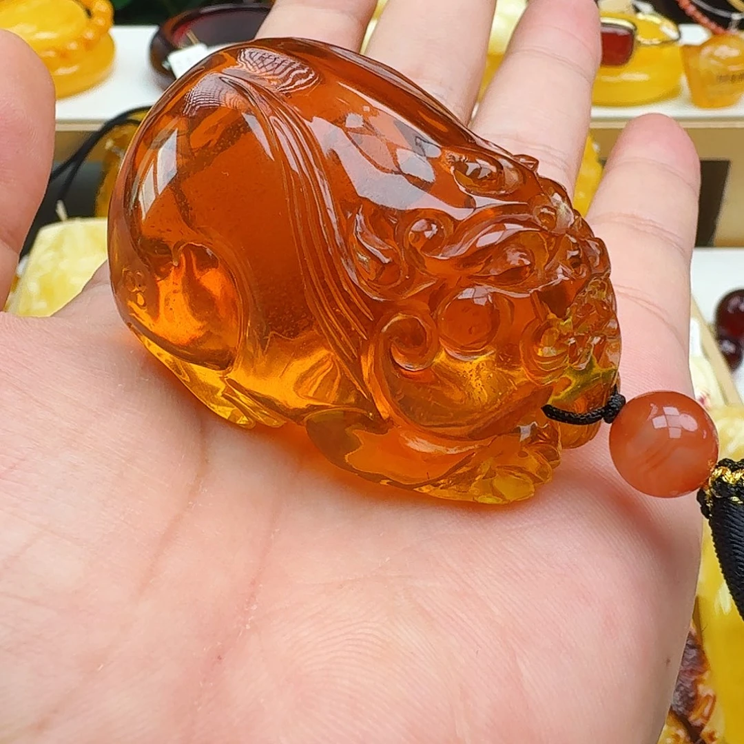 琥珀颈饰未镶嵌假一赔十，29