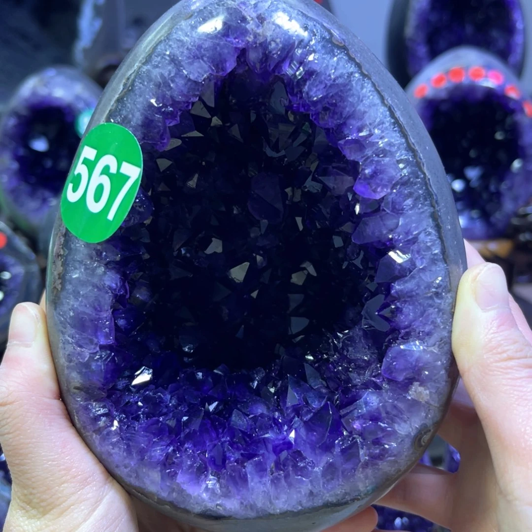 紫晶摆件未镶嵌紫水晶