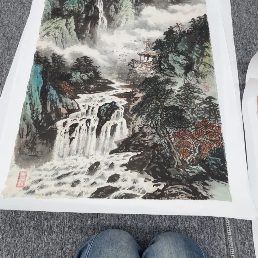 睿***了国画绘画作品多次参加全国