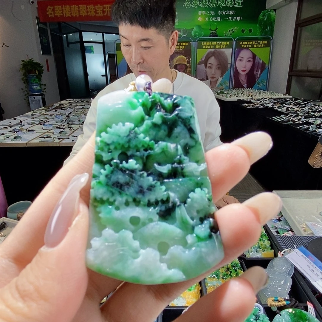 颈饰未镶嵌翡翠翡翠