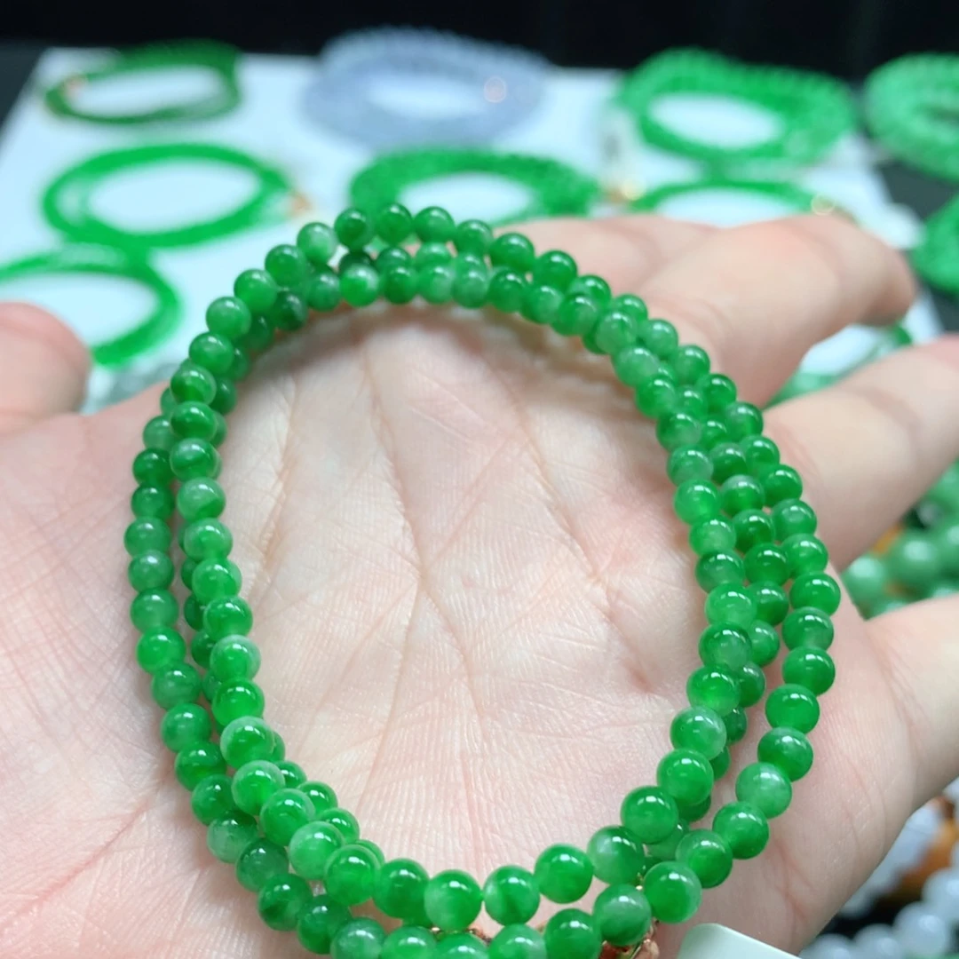 未镶嵌手链翡翠翡翠
